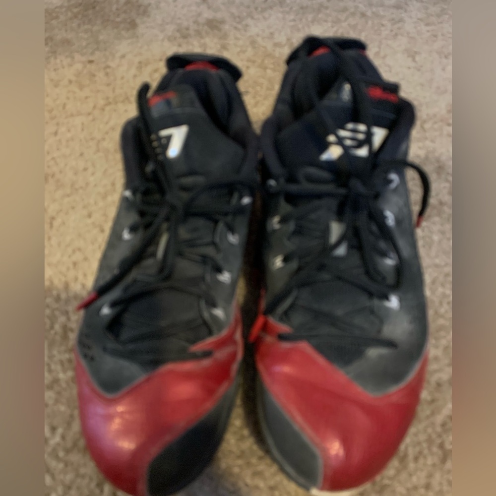 Jordan Black and Red Athletic Shoes Performance Design